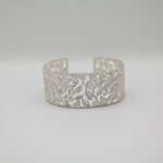 Bracciale foglie faggeta vetusta UNESCO 2017 argento 925/1000 - immagine 2